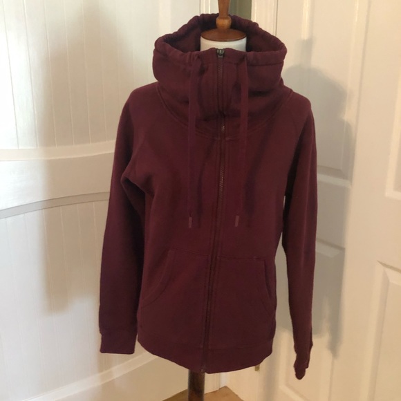 Zella Tops - Zella Women’s Small Maroon full-zip Sweatshirt